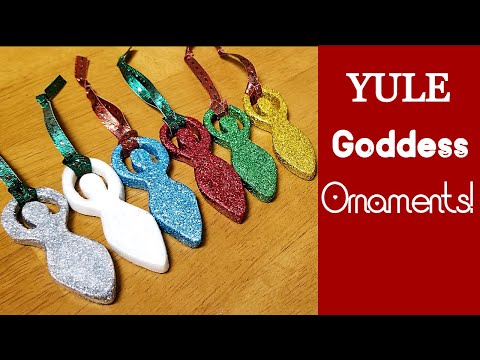 Yule Goddess Ornaments! Pagan-Witchcraft-Wicca-witch-winter solstice