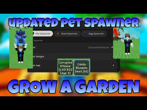 (🔥) UPDATED Pet, Seed & Egg Spawner Script 🌱 Grow a Garden 🍎 – PLACEABLE & KEYLESS!