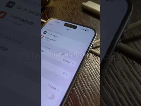 Open your app settings directly from Dynamic Island: Real Life iOS 17 Concept Idea. #ios17