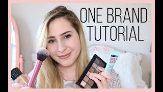 Maybelline Tutorial | One brand tutorial | BeautyByMeg