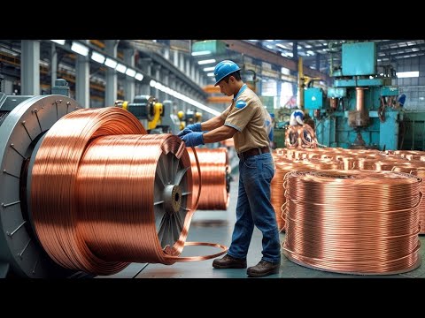 Inside the World Largest Copper Processing Plant - Massive Copper Tube Manufacturing Technology