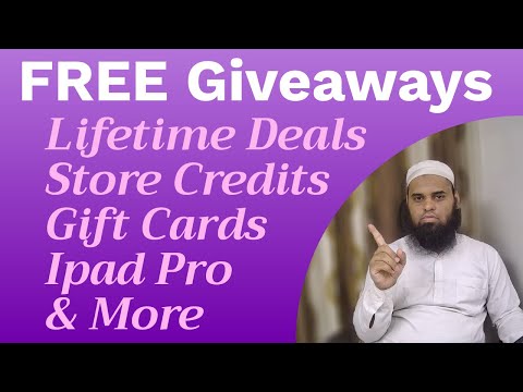 FREE BlackFriday Giveaways - Ipad Pro, Lifetime Deals, Store credits, Gift cards and much more stuff