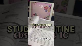 productive study routine *cbse class 10* #minivlog #motivation
