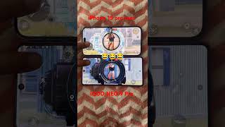 iqoo neo 9 pro vs iphone 15 bgmi test successfully filled 😂 !!