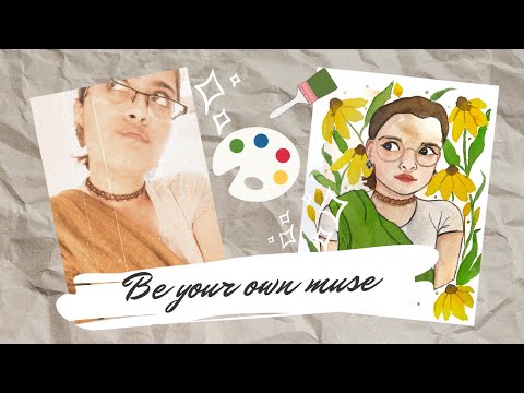 Watercolor self portrait