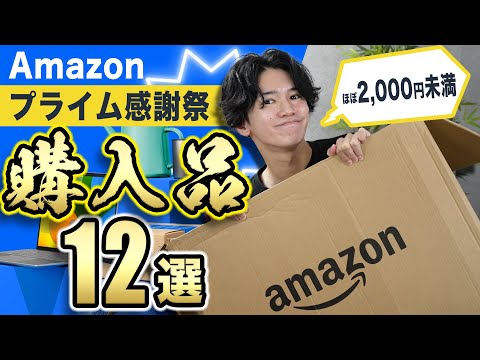 【総額3万円分を開封🎊】ほぼ2,000円未満！Amazon プライム感謝祭 購入品12選！【便利グッズ/ガジェット】