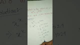 Hard Math Problem with Exponents |Trick Question JusticeTheTutor #shorts#mathematics #maths