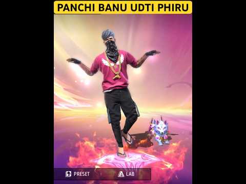 PANCHI BANU UDTI PHIRU FREE FIRE EMOTE #shortsfeed #short #shorts #trending #freefire #viral