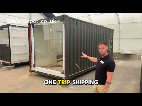 Epic Modified Cabins and Shipping Containers. Let me show you one of our workshops at Cabin Depot.