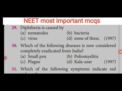 NEET MOST IMP MCQS