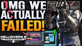 Helldivers 2 WE FAILED! DSS Upgrade & Dev Drama!
