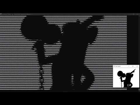 Bad Apple on Command Prompt
