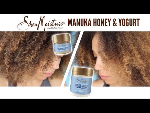 NEW SheaMoisture Manuka Honey & Yogurt - Damage Repair Split Test