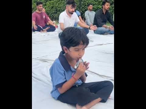 Youngest Cybrainian Ishaani Verma's Incredible Yoga Day Celebration at Cybrain Software Solutions!