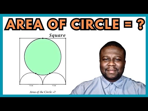 German | Find Area of The Shaded Circle. 