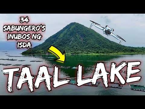 34 SABUNGERO KINAIN AT INUBOS NG MGA ISDA. UPDATE SA TAAL LAKE.