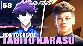 Bluelock TABITO KARASU Creation in FC25 Career Mode | Player Creation #68