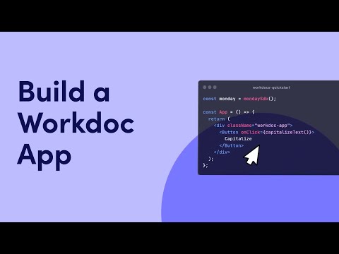 Develop your first workdoc app | monday app developers