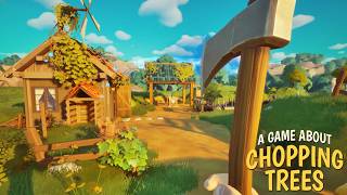 Chopping Down Trees As We Get Stronger & Head Deeper Into Forest ~ A Game About Chopping Trees