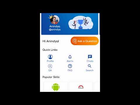 NinjaMentors Ask Question Flow