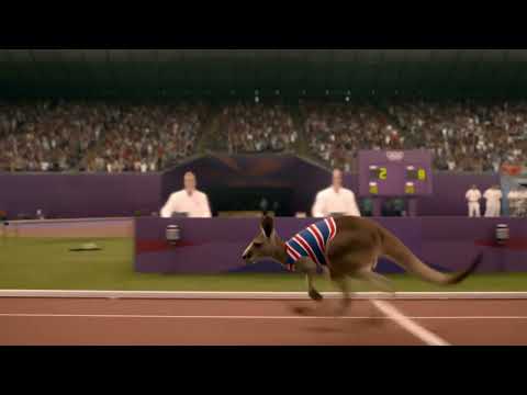 動物奥運-三級跳遠-選手袋鼠