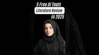 5 Free AI Tools for literature review writing  links to access are in description
