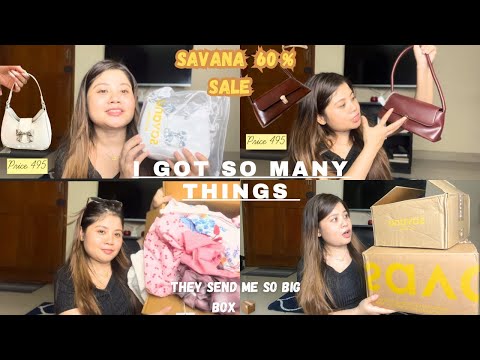 I got so many things in Savana 60% flash sale 😱