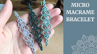 Micro Macrame Elven Bracelet Tutorial