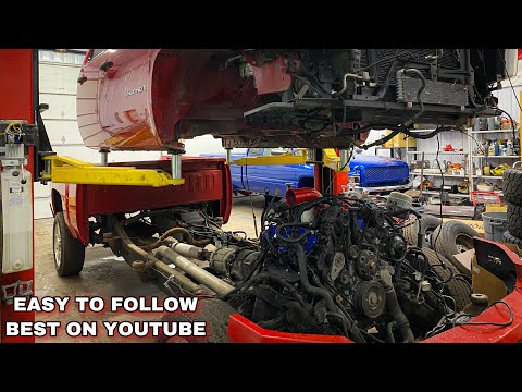 How To Remove A Duramax Cab! *Silverado GMC Truck*