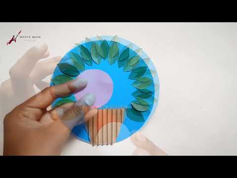 Paper Craft | Beautiful Wall Hanging | home Decor #artisticnatha #craft #wallhanging #viralvideo#diy