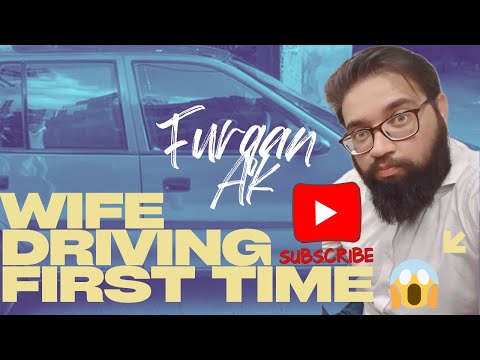 Wife Driving First Time 😱 | Celebrate Independence Day 🇵🇰