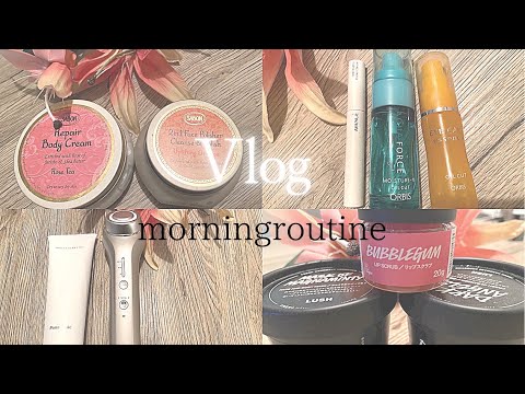【Vlog】朝のフェイスケア/朝のフェイスケアの愛用品紹介