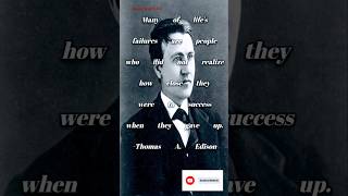 Best motivational quotes about life by Thomas adison |motivational quotes|thoughts|quotes #shorts