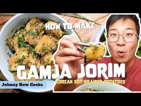 How to make Korean Soy Braised Potatoes  ⭐ (감자조림) | Johnny Row Cooks