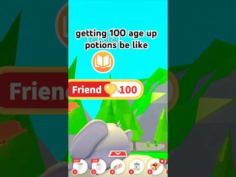 FINALLY GETTING 100 AGE UP POTS!!🥹 #shorts #roblox #adoptme #grind #2x #fypシ゚viral #100 #subscribe
