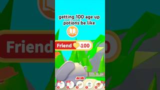 FINALLY GETTING 100 AGE UP POTS!!🥹 #shorts #roblox #adoptme #grind #2x #fypシ゚viral #100 #subscribe