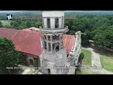 Damaged Churches in Vigan, Ilocos Sur and Tayum, Abra