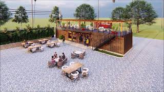 CONTEMPORARY RESTAURANT - A SHIPPING CONTAINER PROJECT
