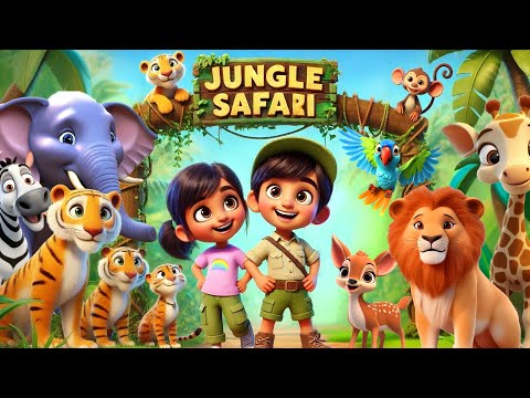हम जा रहे हैं जंगल - Jungle Song Animals Songs Hindi Rhymes For Childrens | Nursery Rhyme For Kids