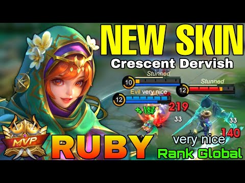 Crescent Dervish Ruby New GOLDEN MONTH Skin - Top Global Ruby by very nice - Mobile Legends