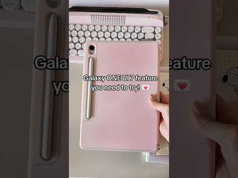 Galaxy ONE UI 7 Feature You NEED to TRY! ✏️🤍 How to Make Collages on Samsung Tablet