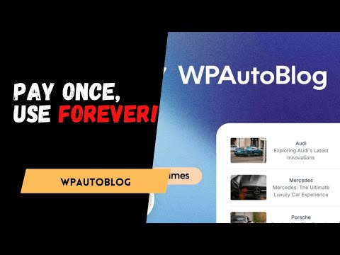 WPAutoBlog: Automatically Publish SEO-Friendly Blog Posts on WordPress 📝⚙️ | AppSumo Deal