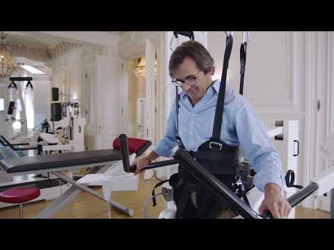 Physical therapy exercises to walk again with the Lokomat - Pedro, MS patient's story