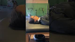 Supine Chin Tuck [Towel Biofeedback Behind Neck] Neck Pain Physical Therapy