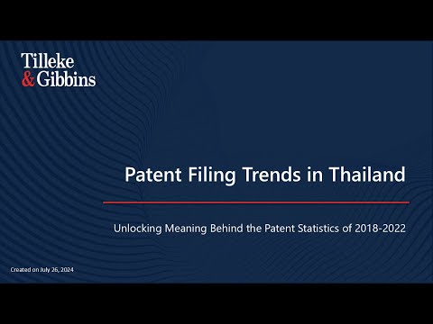 EP. 3 - Patent Filing Trends in Southeast Asia (Thailand, Vietnam, and Indonesia)