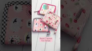 Sewing small zipper wallet #walletmaking