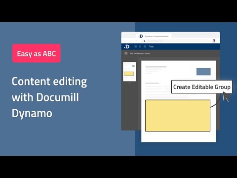 Create and test editable fields - Easy as ABC