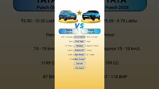 TATA Punch Old Vs TATA Punch 2026 #technnu