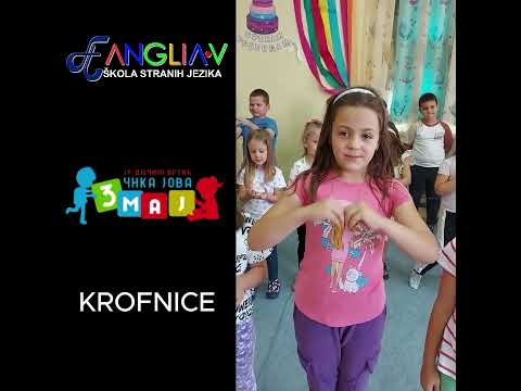 Anglia u vrtiću Čika Jova Zmaj grupa Krofnice,  Dvorovi