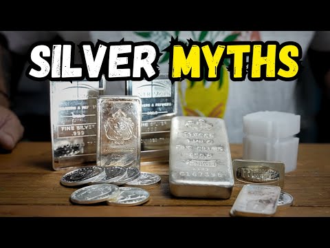 9 MYTHS OF SILVER STACKING 🪙 #coin #silvercoins #silverstacking #bullion #preciousmetals